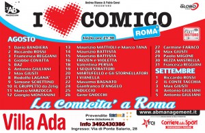 3x2 I LOVE COMICO - ROMA Estate 2014 DATE