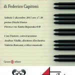 La critica musicale_Federico Capitoni_Invito_Firenze 5 dicembre 2015