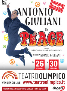 Antonio Giuliani all'Olimpico con "Peace" @ Teatro Olimpico 