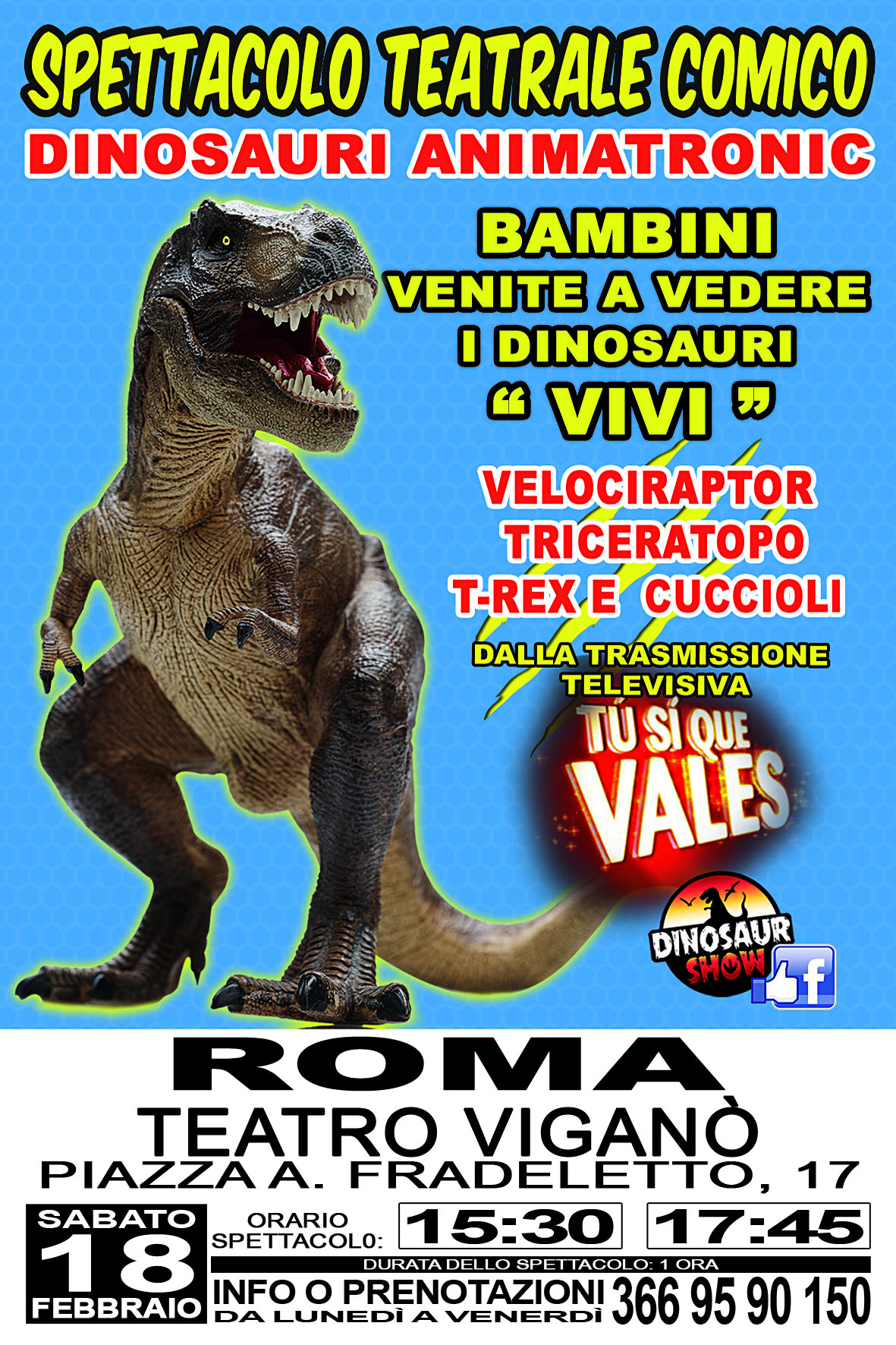 Portalo a conoscere i dinosauri dal vivo, al “Dinosaur Show” | B in Rome