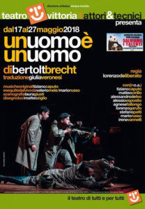 “Un uomo è un uomo” di Bertold Brecht in scena al Teatro Vittoria