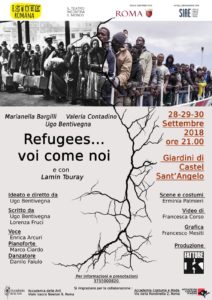 “Refugees… voi come noi”, tre serate di attualità nei giardini di Castel Sant’Angelo